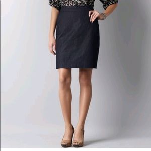 ⚡️SALE! Ann Taylor loft skirt career dark denim